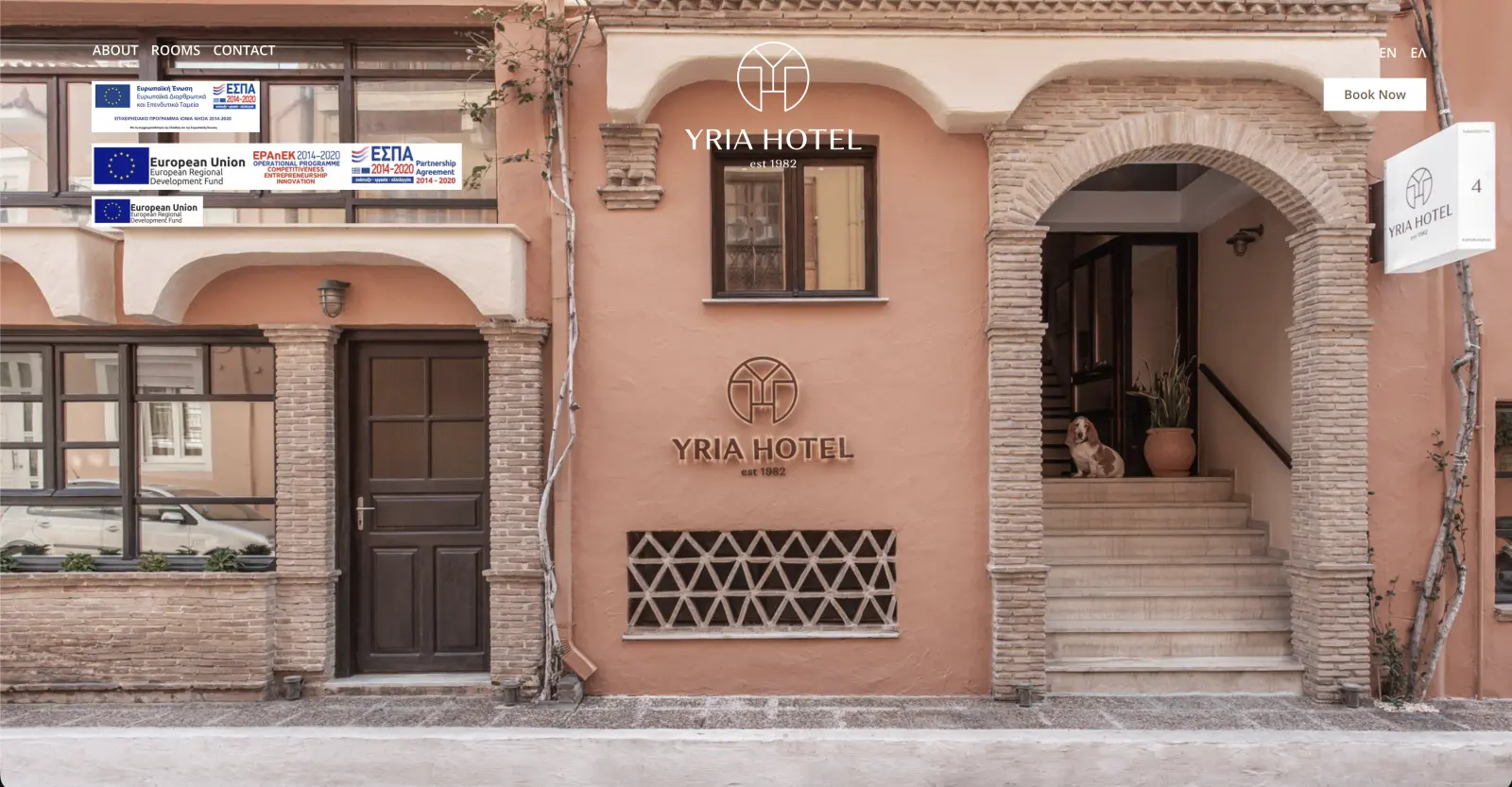 Yria Hotel — Website for a Family-Run Hotel in Zakynthos