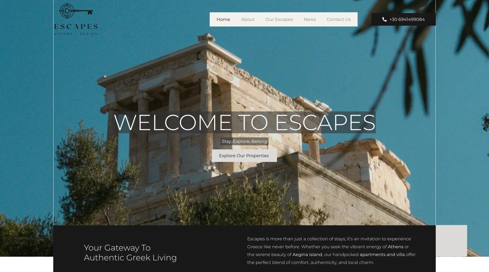 Escapes Greece — Authentic Stays & Local Experiences